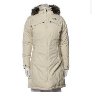 THE NORTH FACE HYVENT GOOSE DOWN HOODED COAT small